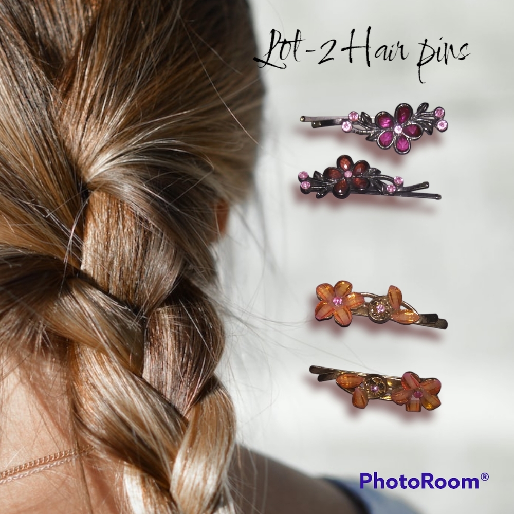 Beautiful hair pins💕2 sets